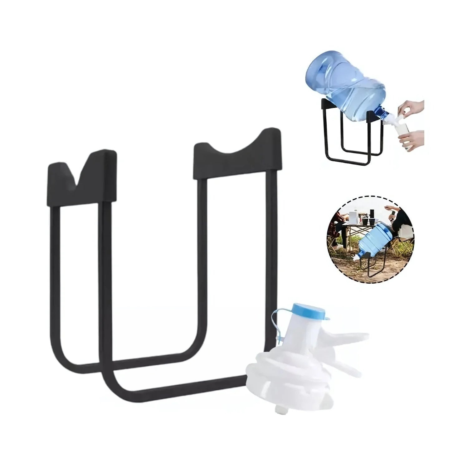 Water Dispenser Stand with Tap  Steel Frame, Easy Flow Nozzle, Spill-Free Design Cyntinostore