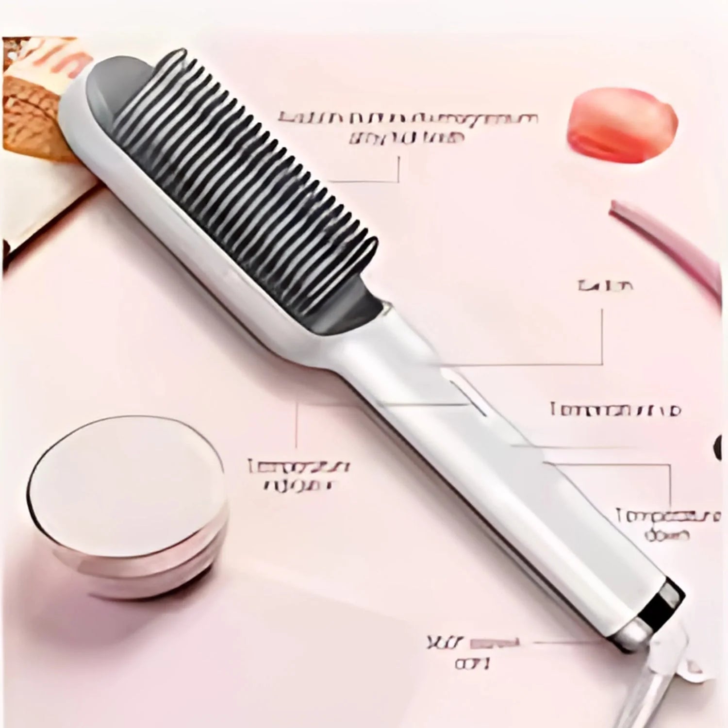 Professional Electric Hair Straightener Comb Brush Cyntinostore