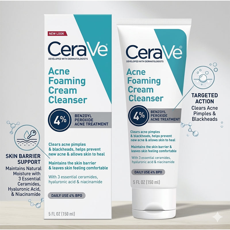 CeraVe foaming facial cleanser for oily skin deep cleaning Pakistan
