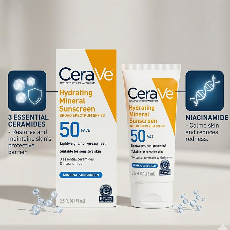 CeraVe sunscreen SPF for sun protection lightweight non greasy Pakistan