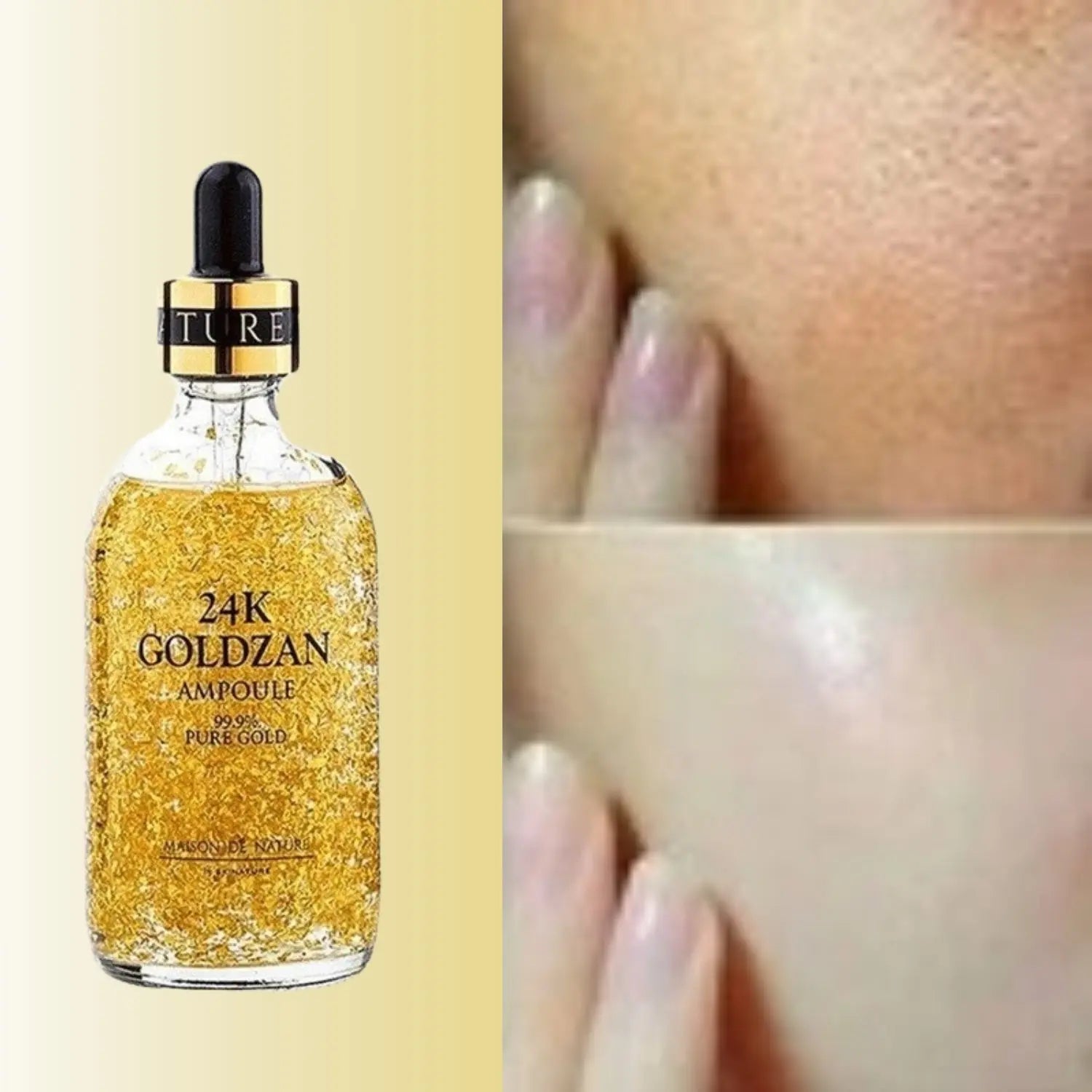 Golden Magical 24K  Face Serum 99.9% Pure Gold, Brightening & Moisturizing Cyntinostore